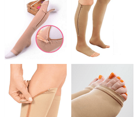 Compressietherapie van spataderen